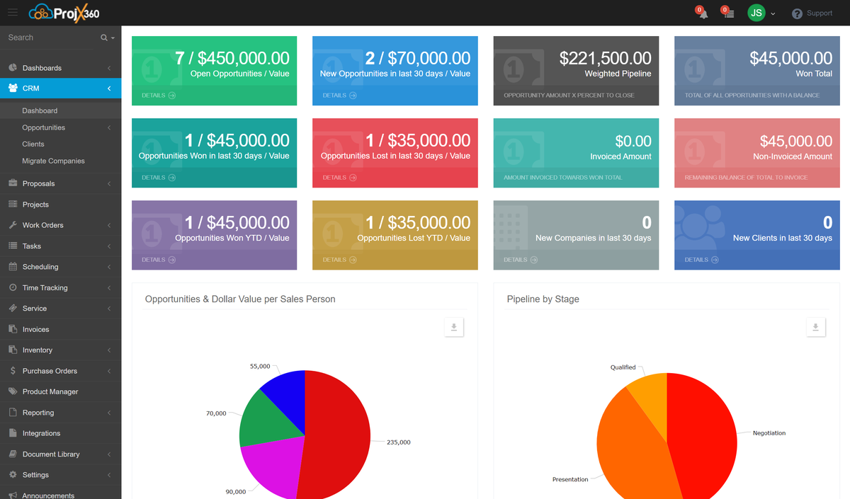 ProjX360 helps CI firms improve profit through business process