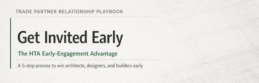 How HTA Certified integrators can build trust with architects, interior designers, and builders