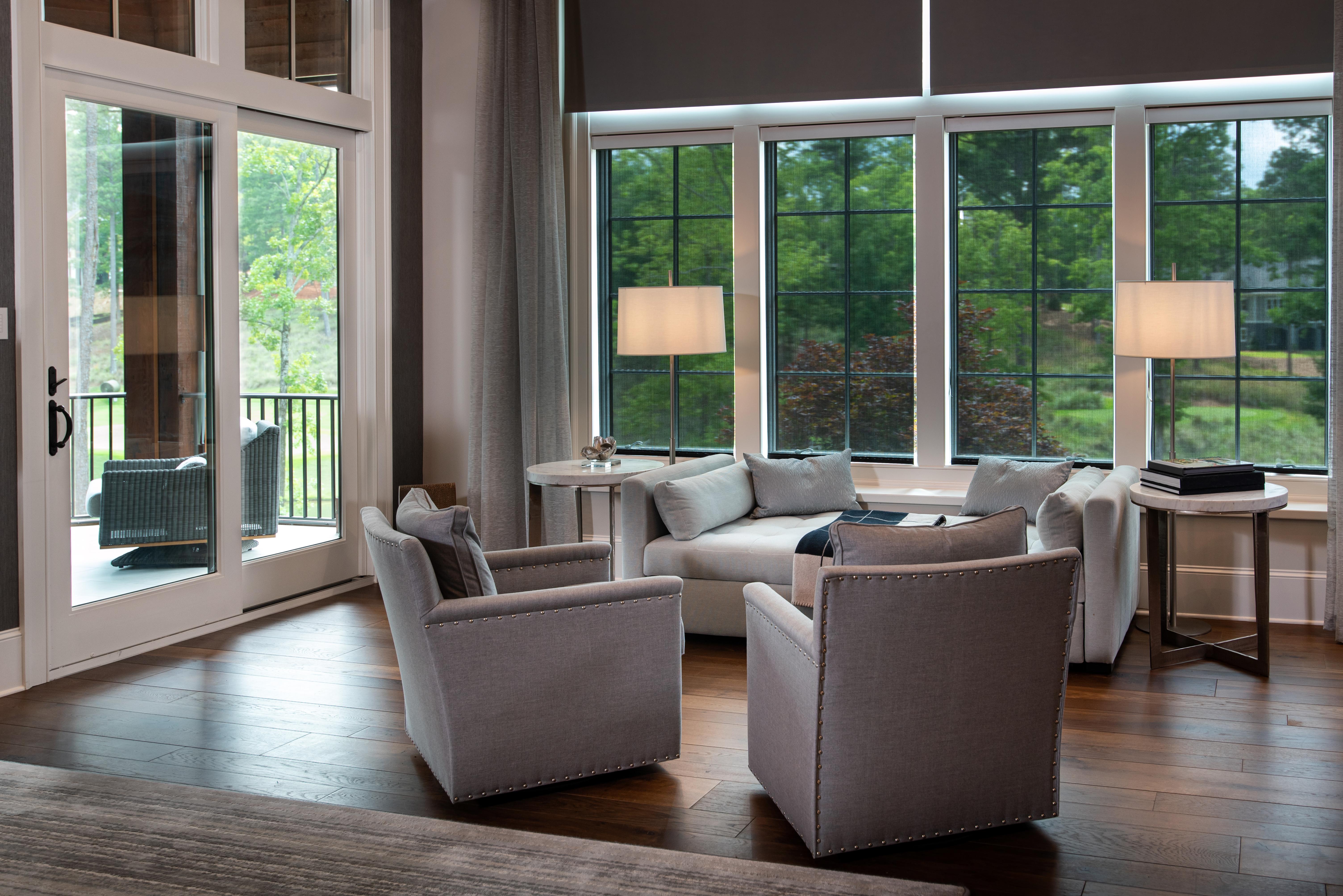 Easy Living with Technology Easy Living Design; Screen Innovations Motorized Shades; Vantage Lighting Controls; Savant Automation