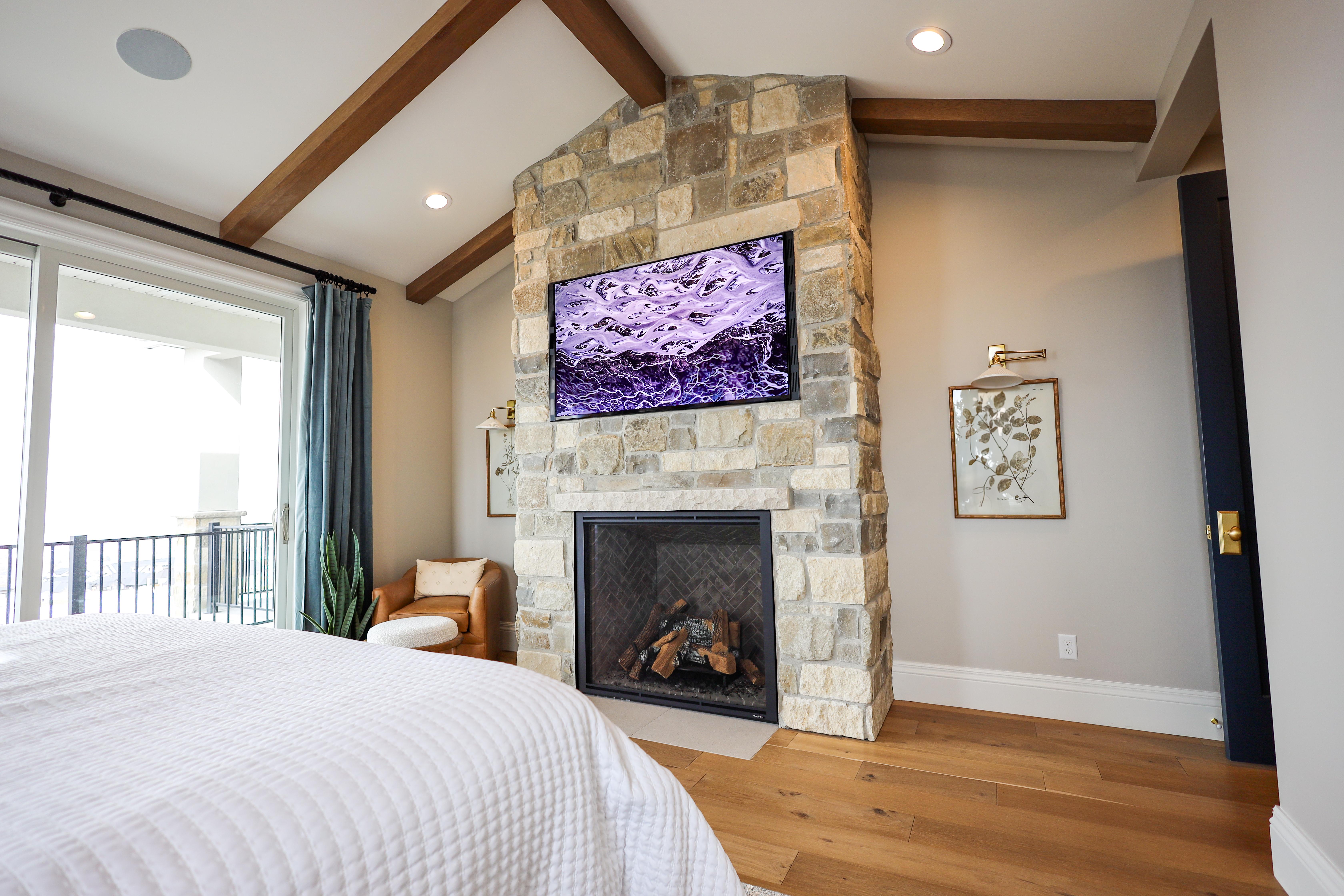 Advanced Integrated Systems Audio Video Smart Home / Home Controls Bedroom Shades Lighting Control