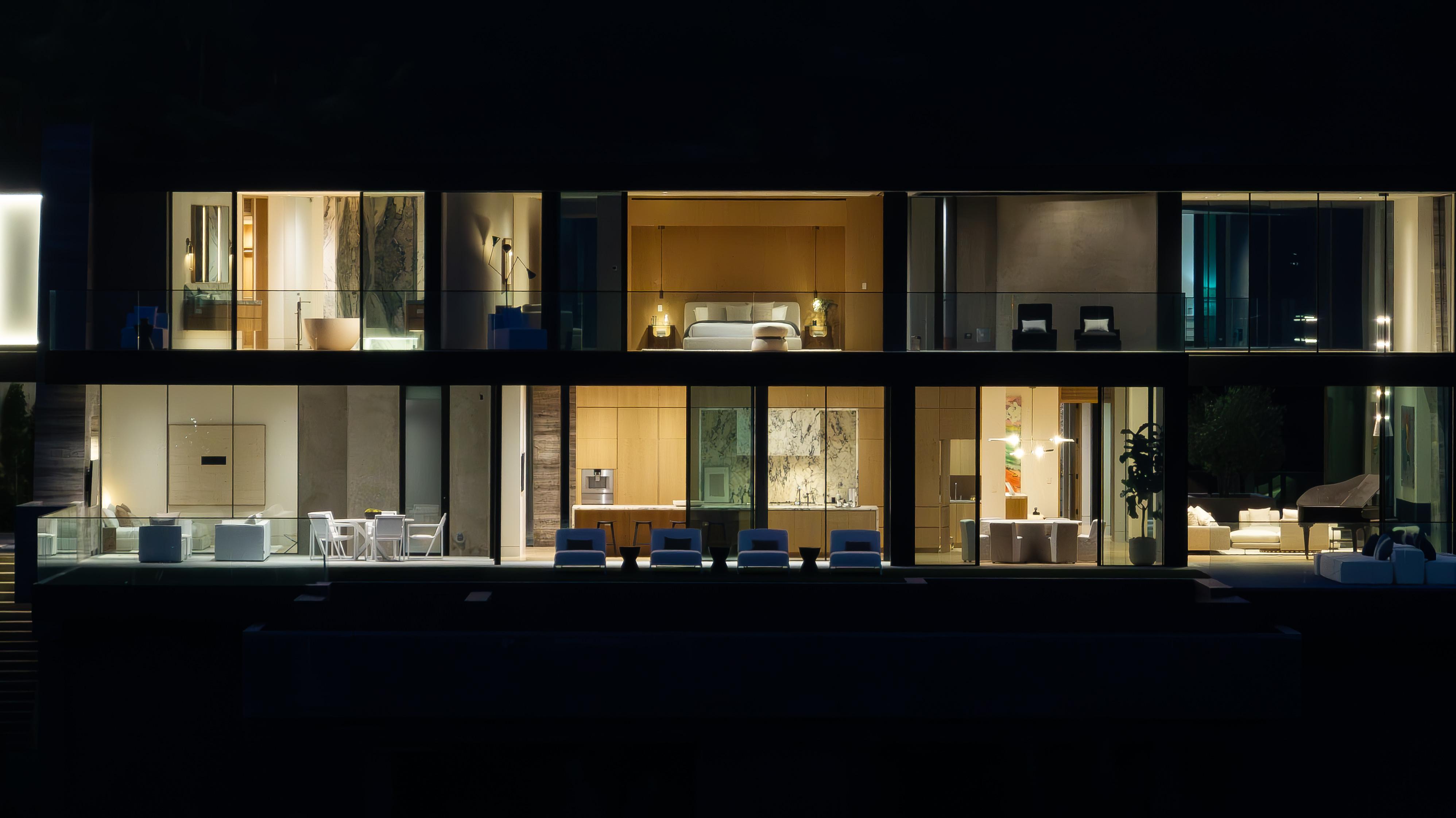 Ficrest Integration Inc Hidden technology powers lighting, shading, audio, theatre, safety, and whole-home control.