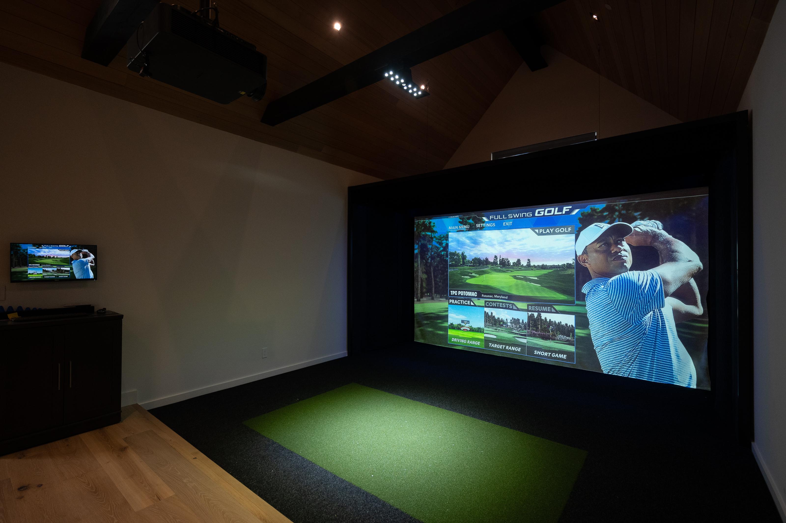 Epic Smart Homes - California Audio Video Lighting Fixtures Media Room Home Theater/Media Room Golf Simulators