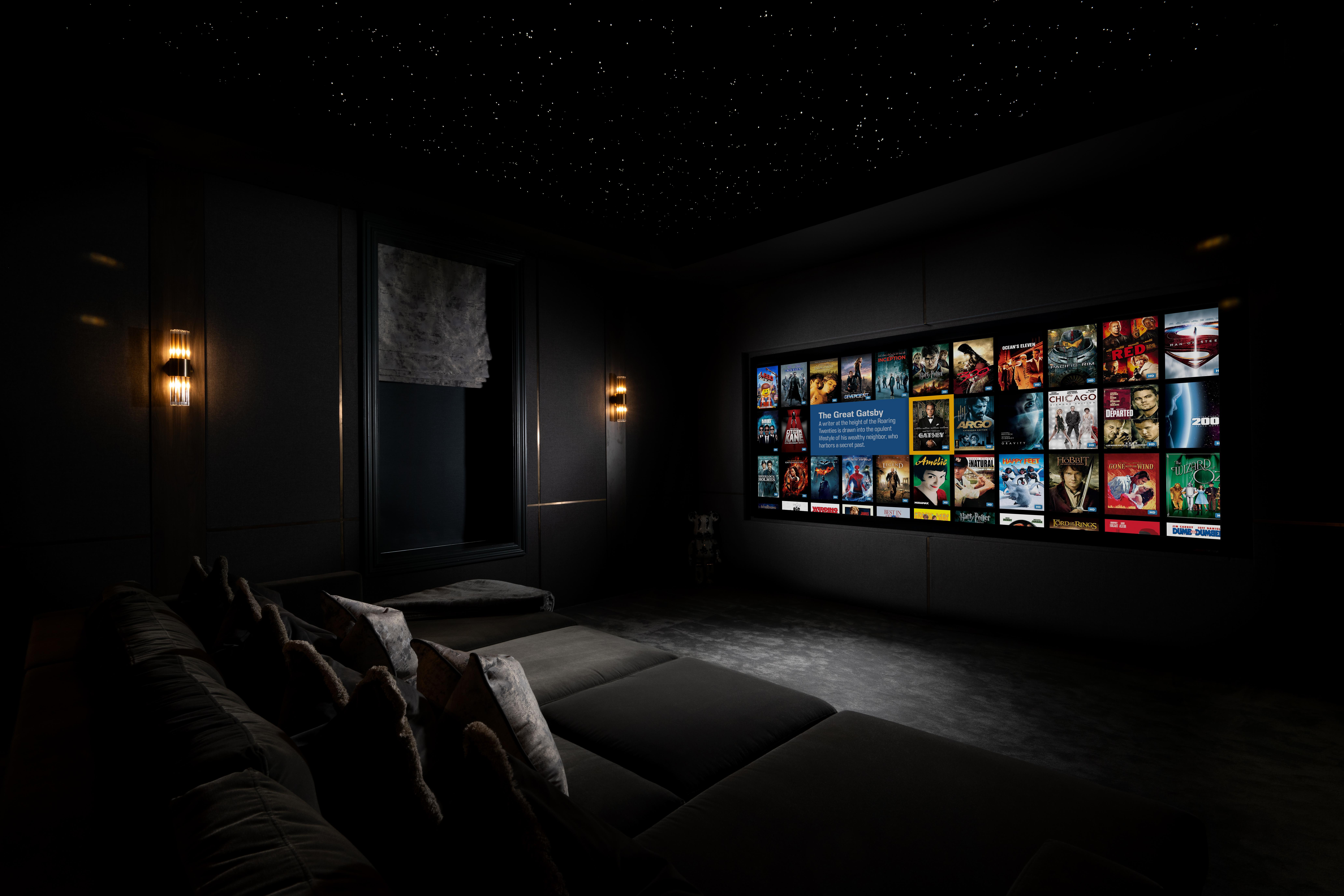 SONA Audio Video Smart Home / Home Controls Home Cinema Shades Lighting Control Home Theater/Media Room