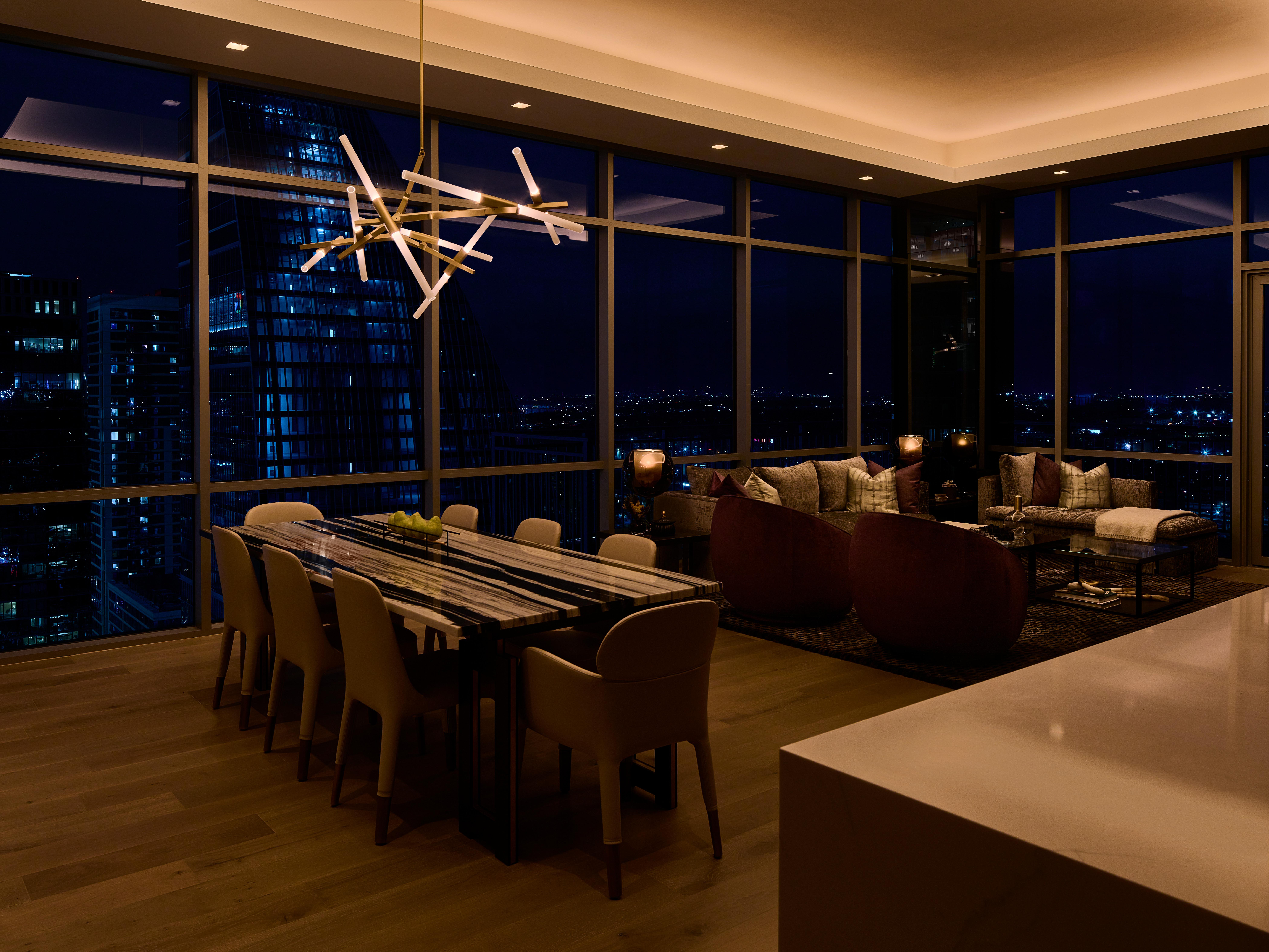 Lutron Ketra D3 Downlights, Ketra G2 Linears, HomeWorks